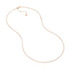 0.8mm Box Chain with Slider Bead