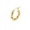 Braided Double Tube Hoop Earrings