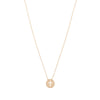 So You Cross Cutout Mini Disc Adj Necklace