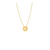 So You Cross Cutout Mini Disc Adj Necklace