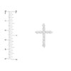 Diamond Cross Pendant (1-5/8tcw)