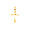 Flare-edged Cross Pendant