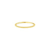 Beaded Single Row Ring
