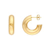 10mm ID Polished Open Hoop Earrings