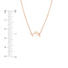 Plated Sterling Silver Mini CZ Dolphin Necklace