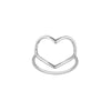 Organic Open Heart Ring