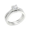 Certified Lab Grown 14K 1.65Ct Diamond Bridal Set