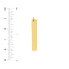 Medium Vertical Bar Engravable Charm