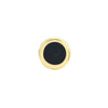 Onyx Enamel Circle Stud Earrings