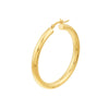 40mm x 4mm Polished Hoop Earrings