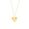Puff Art Large Heart Pendant Necklace