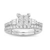14K WG 1.50CT Diamond Bridal Ring
