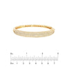 Diamond Pave Bangle (5-1/5tcw)