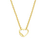 Faux Carabiner Heart on Rolo Necklace