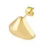 Polished Triangular Stud Earrings