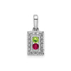 Family Jewelry Birthstone &amp; Diamond Set Pendant