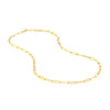 3.95mm Paper Clip Split Chain with Pear Lock