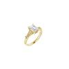 14K Yellow 7x5 mm Emerald Engagement Ring Mounting