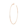 75mm x 1.15mm Hoop Post Earrings