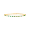 Emerald &amp; Diamond Flex Tennis Bracelet (1/2tcw)