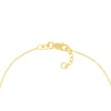 Sideways Mini CZ Cross Adjustable Bracelet
