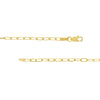 2.2mm Paper Clip Chain 060 with Lobster Lock