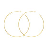 75mm x 1.15mm Hoop Post Earrings