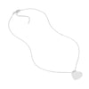 Engravable Heart Plate Adj. Necklace
