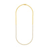 4-5/8tcw Diamond Halfway Tennis Necklace