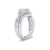 14K WG 0.50ct Diamond Bridal Ring