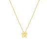 3pt Diamond Paw Pendant Necklace