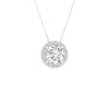 14K 2.20Ct Certified Lab Grown Diamond Pendant ( Igi Certified )