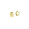 Textured Curve Earrings on Leverback