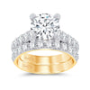 14K 5.00Ct Certified Lab Grown Diamond Bridal Ring