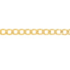 4.9mm Light Concave Curb Chain with Lob. Lock