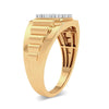 10K 0.15Ct Diamond Mens Ring