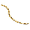 14K 8.5mm Beveled Curb Bracelet