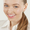 Medium Ribbed Polished Hoops
