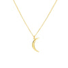 Crescent Moon Pendant Necklace
