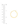 2 X 30mm Square Hoop Earrings