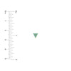 Simulated Turquoise Triangle Stud Earrings