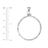 Canadian Maple Leaf 1 Oz D/C Silver Coin Bezel