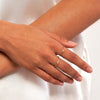 3pt Round Diamond Bezel Ring