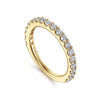 14k Yellow Gold Diamond Anniversary Band