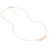 7mm Bubble Font Nameplate Necklace