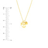 Heart/Anchor/Cross Trio Adjustable Necklace