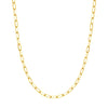 5.25mm Paper Clip Chain with Lobster Lock