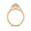 14K 1.00Ct Diamond Bridal Ring