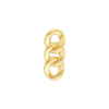 Triple Link Earrings
