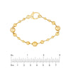 Diamond Bead Station Bracelet